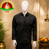 Black Shirt for Ayyappa Mala - Multiple Sizes Available