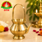 Brass Kamandalam – Traditional Pooja & Spiritual Water Pot | Multiple Sizes Available