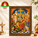 Rama Pattabhishekam Matte Finish Photo Frame – 6 x 8 Inch