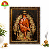 Mat Finish Sai Baba Photo Frame