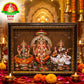 Lakshmi Ganesh Sarasvathi Premium Photo Frame – Waterproof & Unbreakable(14*10 Inch)