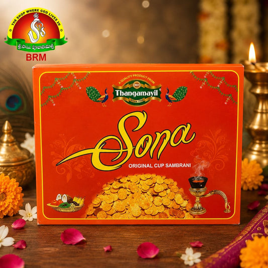 RKT Thangamayil Dhoop Cups |  12 Pieces Pack