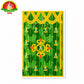 Pooja Backdrop Cloth - Banana Leaves with Banthi Poola Thoranam Design – 5 × 8 Feet