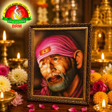 Mat Finish Shirdi Sai Baba Photo Frame
