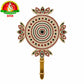 Brass Shanku Chakra Haram with Stone Work | Balaji & Maha Vishnu Devotional Ornament | Large & Small Sizes