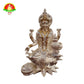 Pure Silver Plated Lakshmi Idol for Pooja, Temple & Spiritual Decor