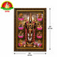 Mat Finish Balaji Photo Frame with Ashta Lakshmi
