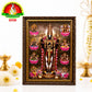 Mat Finish Balaji Photo Frame with Ashta Lakshmi