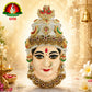 German Silver Ammavari Face with 1 Gram Gold Jewellery