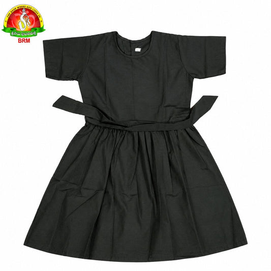 Black Ayyappa Deeksha Frock for Kids | Sizes 28–42