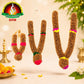 Natural Vattiverla Mala (Vetiver Root Garland) | Premium Pooja & Temple Decoration | Available in 1–5 Feet