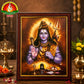 Lord Shiva Matte Finish Photo Frame – 14 x 10 Inch | Divine Mahadev Wall Frame for Home Temple