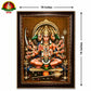 Panchamukhi Hanuman Matte Finish Photo Frame – 14 x 10 Inch | Divine Hanuman Wall Frame for Home Temple