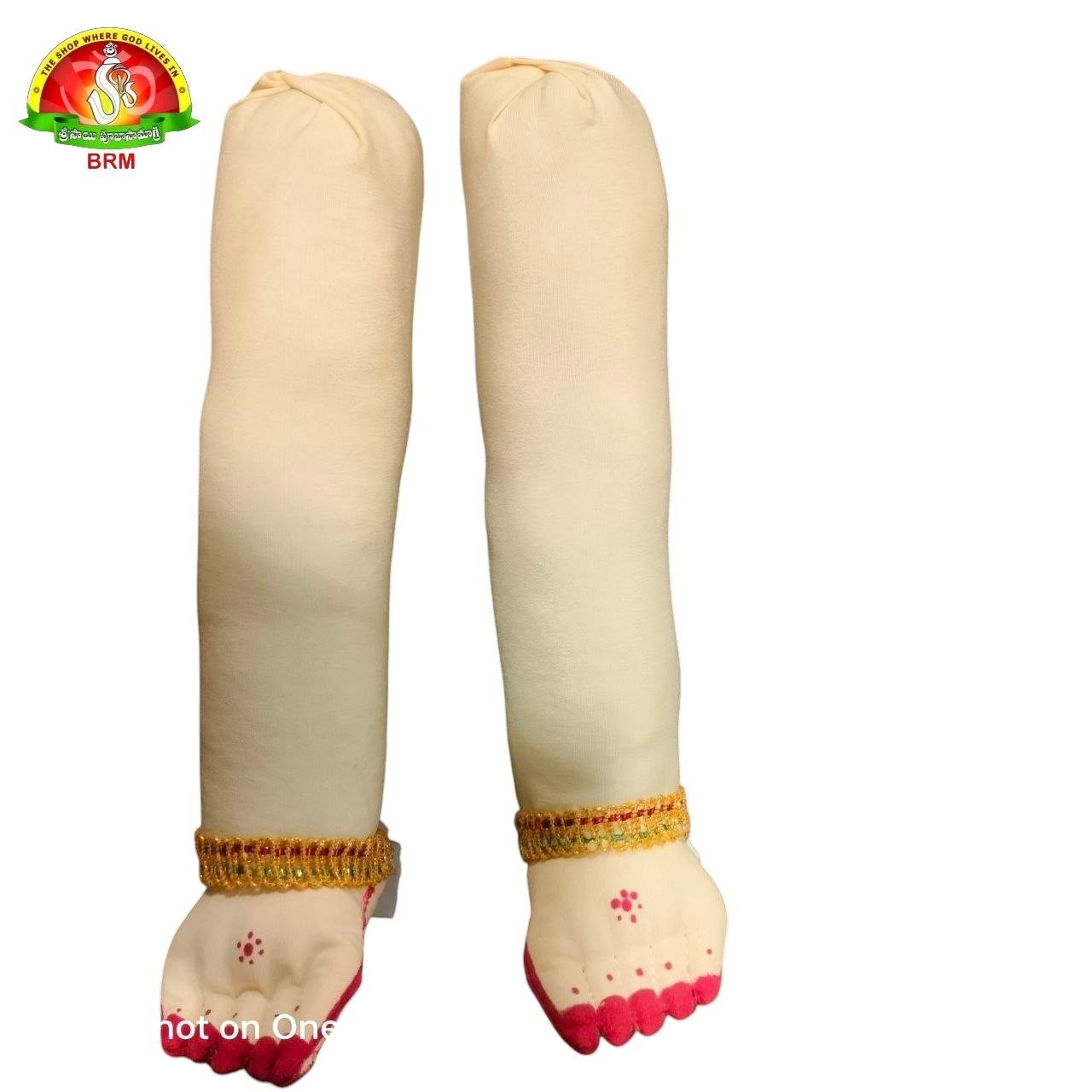 Reusable Cotton Fabric Goddess Hands & Legs Set For Varalakshmi Devi & Gowri Doll Alankaram
