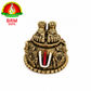 Gold Plated Balaji Padalu – Divine Tirupati Balaji Sacred Footprints