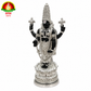 Silver Plated Balaji Idol 8 Inch – Premium Brass Powder Venkateswara Swamy Murti