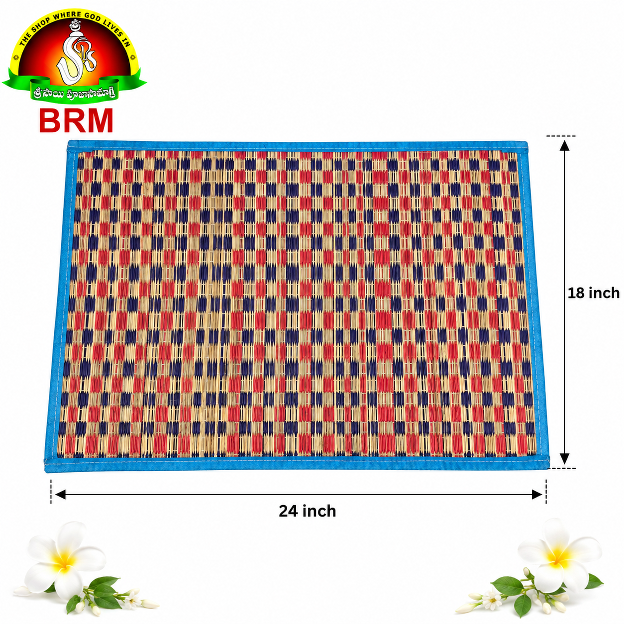 Thunga Chapa (Traditional Grass Mat) – 18 × 24 Inches