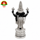 Silver Plated Balaji Idol 8 Inch – Premium Brass Powder Venkateswara Swamy Murti