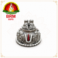 Silver Plated Balaji Padalu – Sacred Lord Venkateswara Divine Feet for Pooja