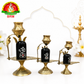 Brass Shivalingam with Nagapadiga, Trishulam & Abhishekam Chembu