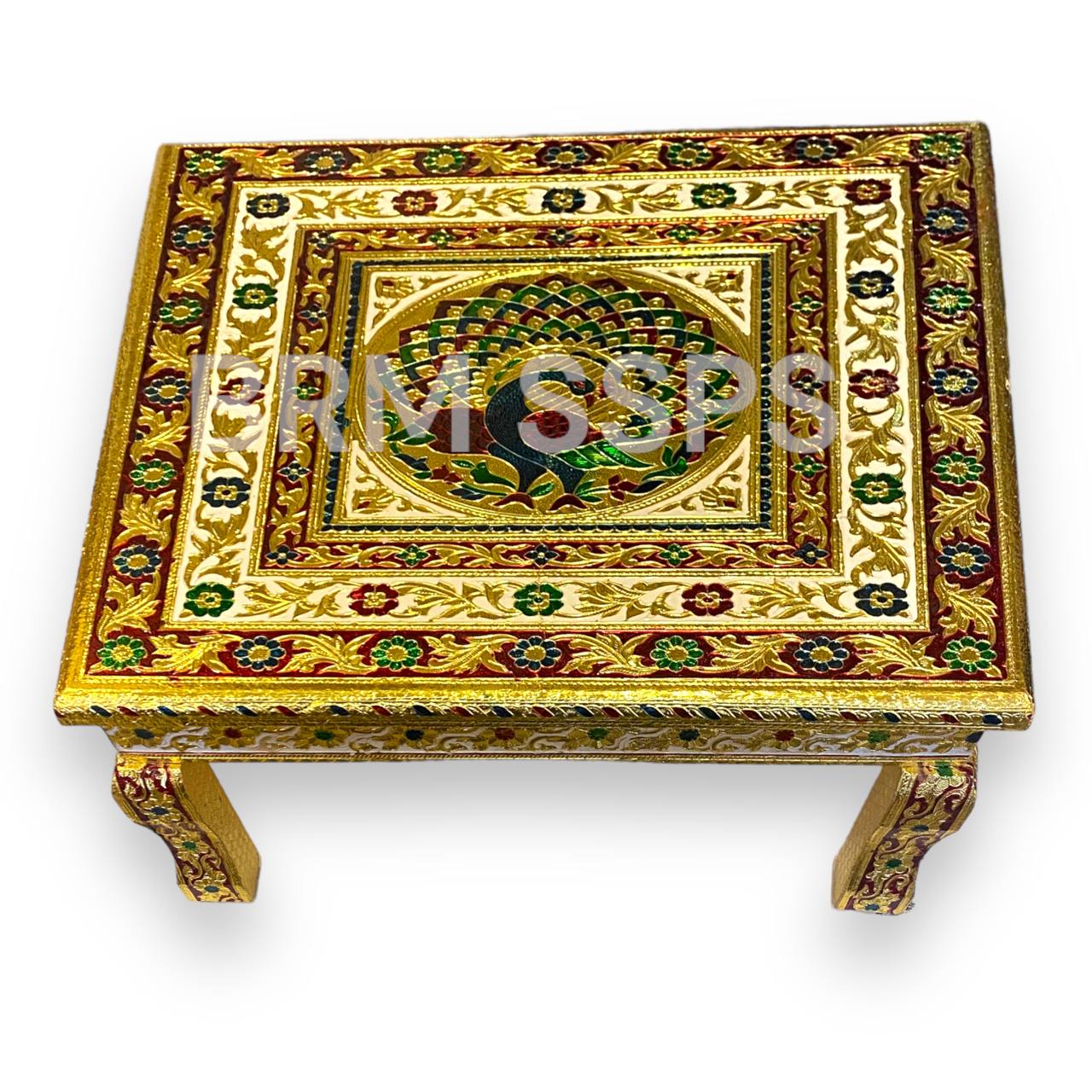 Minakari Chowki (short Legs)