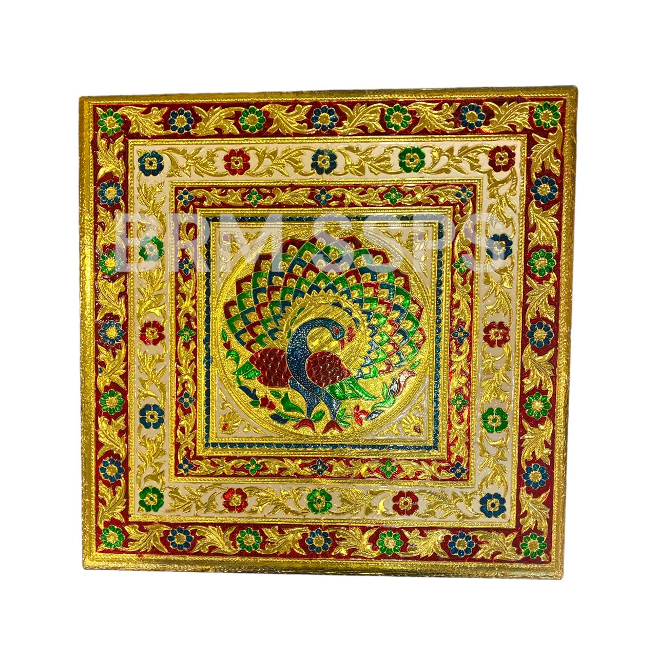 Minakari Chowki (short Legs)