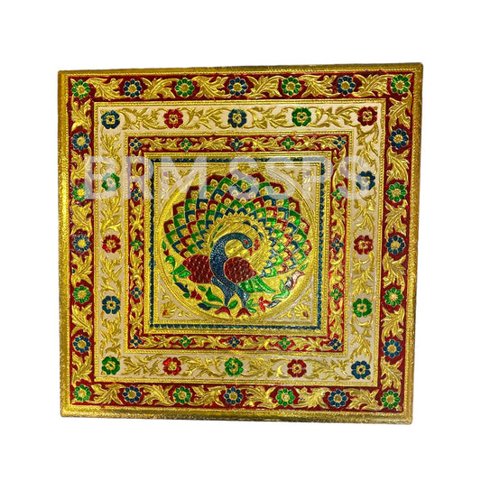 Minakari Chowki (short Legs)