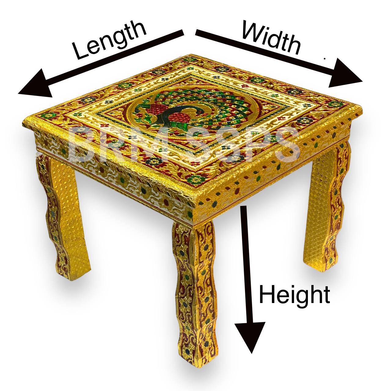 Minakari Chowki (Hight Legs)