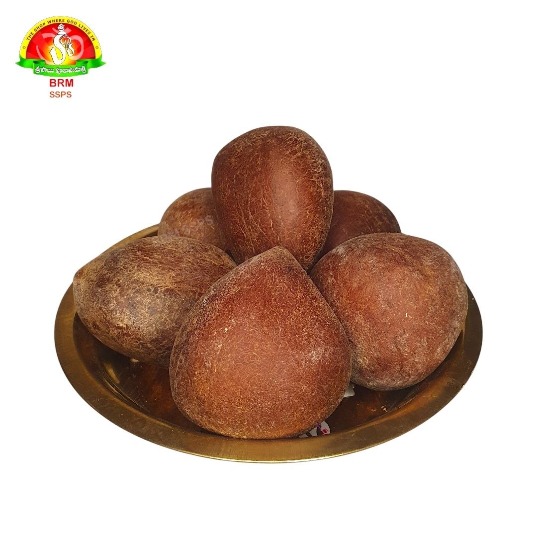Premium  Kurudi ,Goll Kopra (Dry Coconut) for Pooja & Religious Rituals