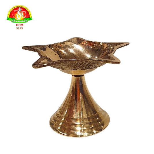 Brass Deepam – 5cm Traditional Pooja Lamp