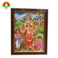 Veerabhadra Swamy Matte Finish Photo Frame – Waterproof (14×10 Inch)