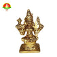 Brass Lalitha Devi Idol for Home & Pooja – Premium Brass Murti (7cm)