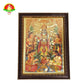 Sathyanarayana Gold Sheet Photo Frame with Fiber Glass –  (14×10 Inch)