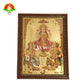 Lakshmi Ganapathi Sarasvati Gold Sheet Photo Frame with Fiber Glass –  (14×10 Inch)
