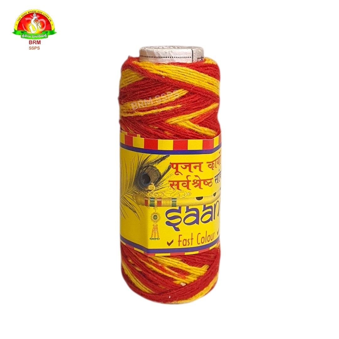Moli Daram (Kalava / Mauli Thread) for Pooja – Sacred Red & Yellow Thread