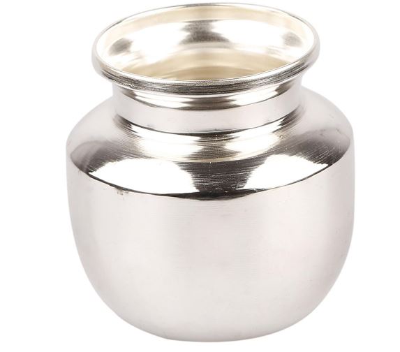 Buy Luckypot German Silver Hexagon Chandana Kumkum Bowl for Pooja/Decor  Size : 1.5 Inches Weight : 50 Grams Online at Low Prices in India -  Amazon.in